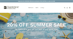 Desktop Screenshot of oakridgehome.com